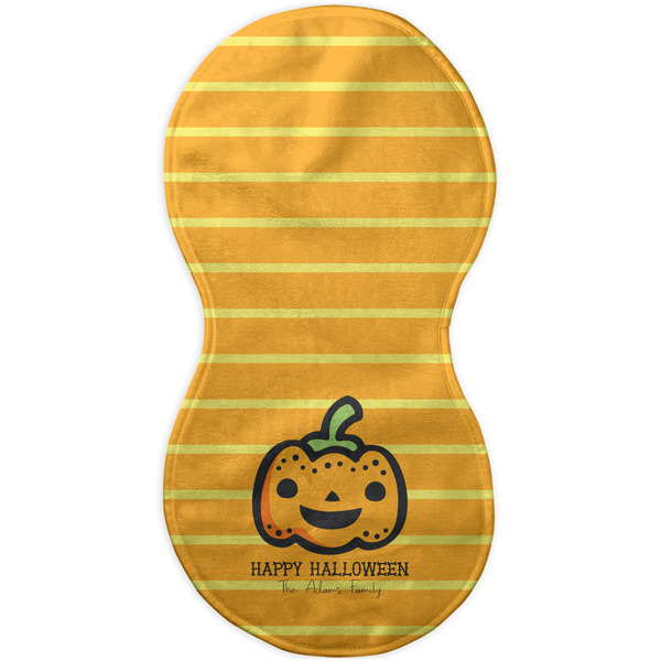 Halloween Pumpkin Burp Peanut Shaped Flat