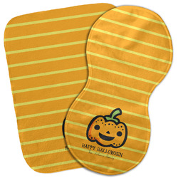 Halloween Pumpkin Burp Cloth (Personalized)