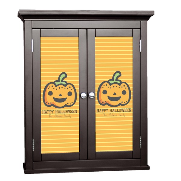 Custom Halloween Pumpkin Cabinet Decal - Large (Personalized)