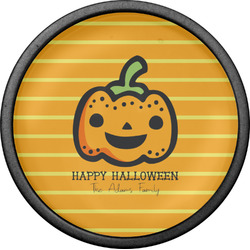 Halloween Pumpkin Cabinet Knob (Black) (Personalized)