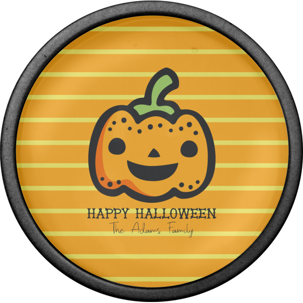 Halloween Pumpkin Cabinet Knob - Black - Front