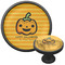 Halloween Pumpkin Cabinet Knob - Black - Multi Angle