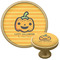 Halloween Pumpkin Cabinet Knob - Gold - Multi Angle