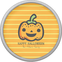Halloween Pumpkin Cabinet Knob (Silver) (Personalized)