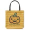 Halloween Pumpkin Canvas Tote Bag - Small - 13"x13" (Personalized)