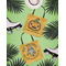 Halloween Pumpkin Canvas Tote Lifestyle Front and Back