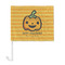 Halloween Pumpkin Car Flag - Large - FRONT