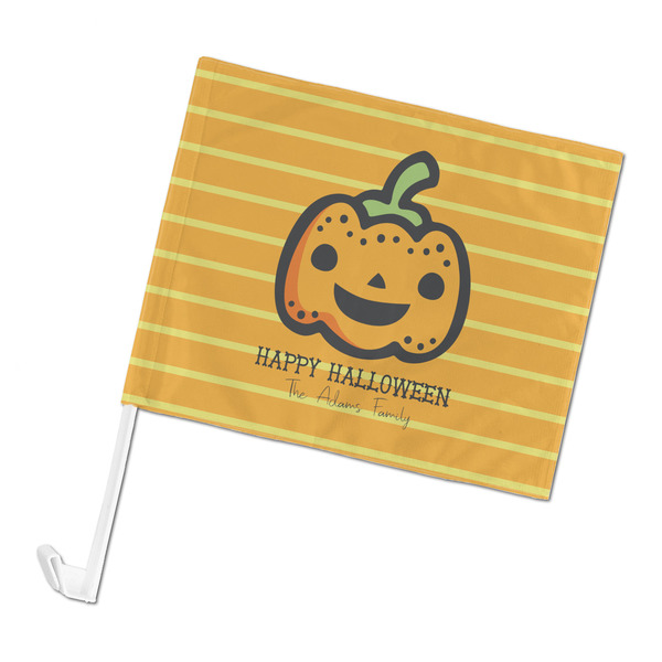 Custom Halloween Pumpkin Car Flag - Large (Personalized)