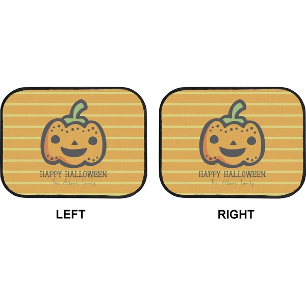 Halloween Pumpkin Car Floor Mats (Back Seat) (Approval)