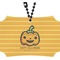 Halloween Pumpkin Rear View Mirror Ornament (Personalized)