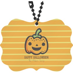 Halloween Pumpkin Rear View Mirror Decor (Personalized)