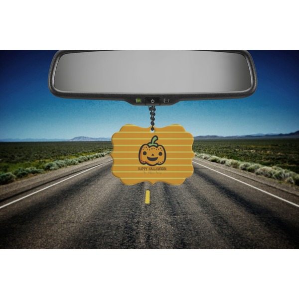 Halloween Pumpkin Car Ornament (Road)