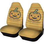 Halloween Pumpkin Car Seat Covers (Set of Two) (Personalized)
