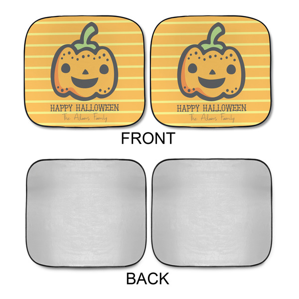 Halloween Pumpkin Car Sun Shades - APPROVAL