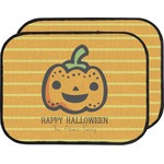 Halloween Pumpkin Car Floor Mats (Back Seat) (Personalized)