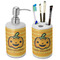Halloween Pumpkin Ceramic Bathroom Accessories