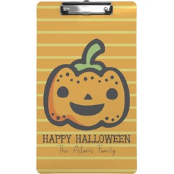 Halloween Pumpkin Clipboard (Legal Size) (Personalized)