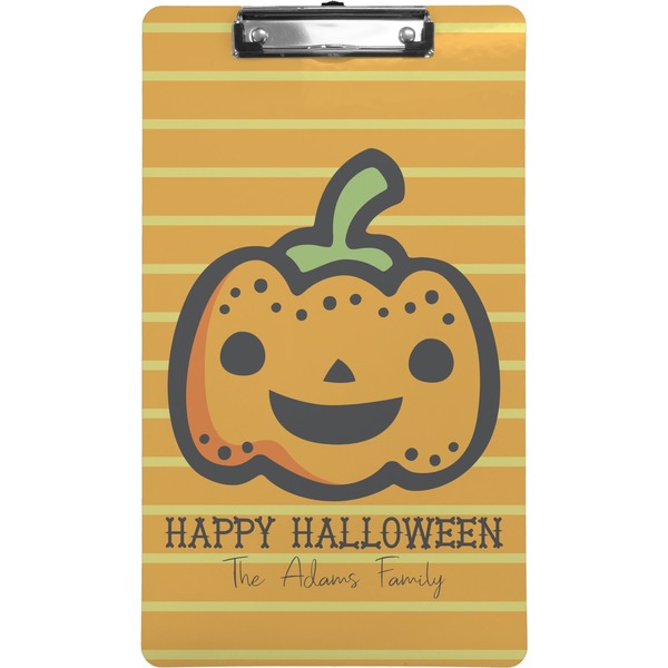 Custom Halloween Pumpkin Clipboard (Legal Size) (Personalized)
