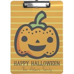 Halloween Pumpkin Clipboard (Letter Size) (Personalized)
