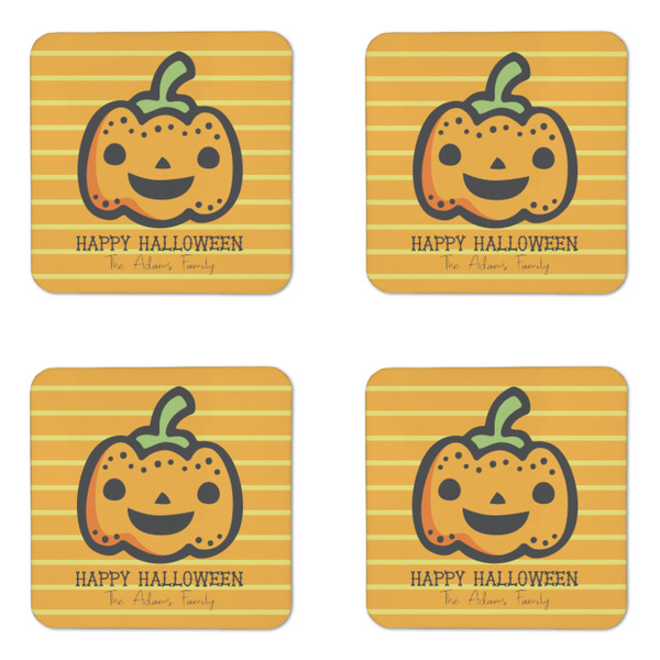 Halloween Pumpkin Coaster Set - APPROVAL
