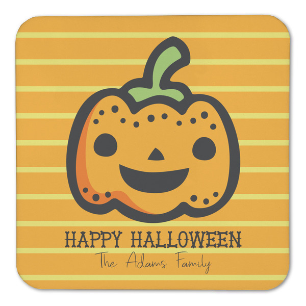 Halloween Pumpkin Coaster Set - FRONT (one)