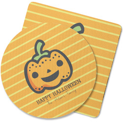 Halloween Pumpkin Rubber Backed Coaster (Personalized)