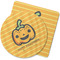 Halloween Pumpkin Rubber Backed Coaster (Personalized)