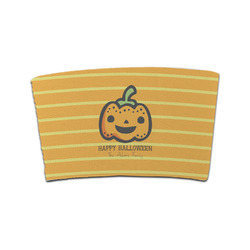 Halloween Pumpkin Coffee Cup Sleeve (Personalized)