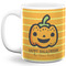 Halloween Pumpkin Coffee Mug - 11 oz - Full- White