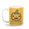 Halloween Pumpkin Coffee Mug - 11 oz - White