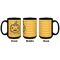 Halloween Pumpkin Coffee Mug - 15 oz - Black APPROVAL