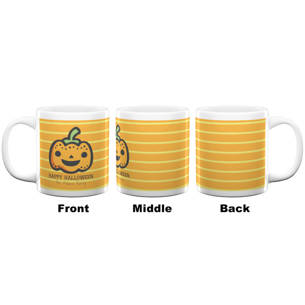 Halloween Pumpkin Coffee Mug - 20 oz - White APPROVAL