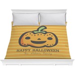 Halloween Pumpkin Comforter - King (Personalized)