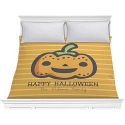 Halloween Pumpkin Comforter - King (Personalized)