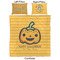 Halloween Pumpkin Comforter Set - Queen - Approval
