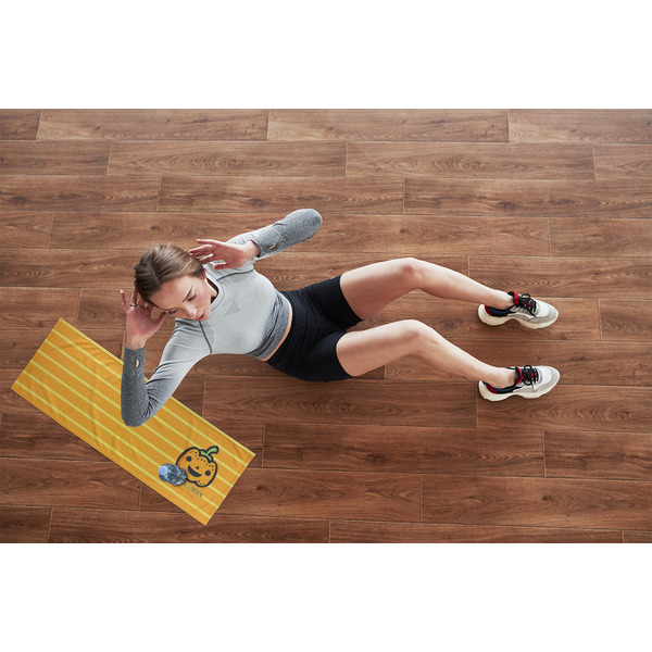 Halloween Pumpkin Cooling Towel- Lifestyle