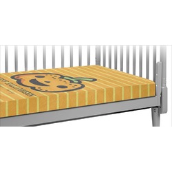 Halloween Pumpkin Crib Fitted Sheet (Personalized)