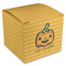 Halloween Pumpkin Cube Favor Gift Box - Front/Main