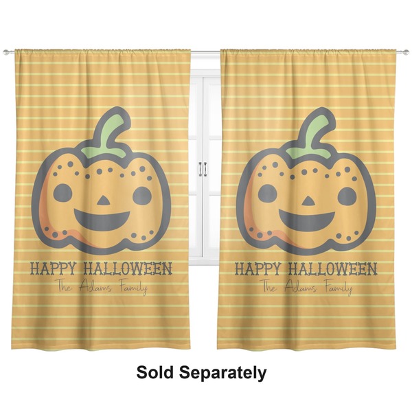 Halloween Pumpkin Curtains