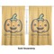 Halloween Pumpkin Curtains