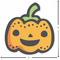 Halloween Pumpkin Custom Shape Iron On Patches - L - APPROVAL