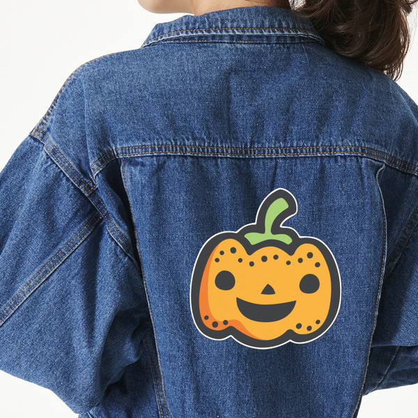 Custom Halloween Pumpkin Large Custom Shape Patch - 2XL