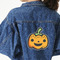 Halloween Pumpkin Large Custom Shape Patch - 2XL