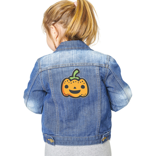 Halloween Pumpkin Custom Shape Iron On Patches - XXL - Single - Approval