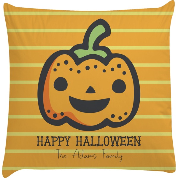 Custom Halloween Pumpkin Decorative Pillow Case (Personalized)
