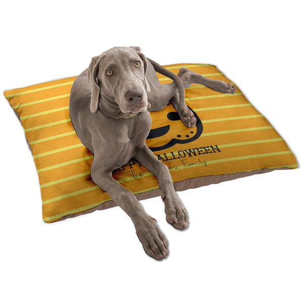 Halloween Pumpkin Dog Bed - Large LIFESTYLE