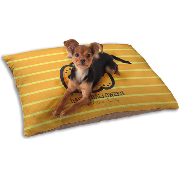 Halloween Pumpkin Dog Bed - Small LIFESTYLE