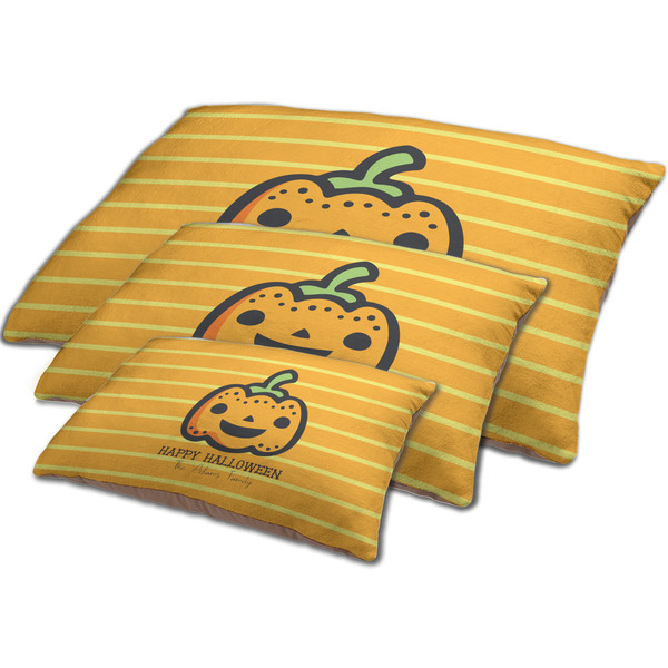 Halloween Pumpkin Dog Beds - MAIN (sm, med, lrg)