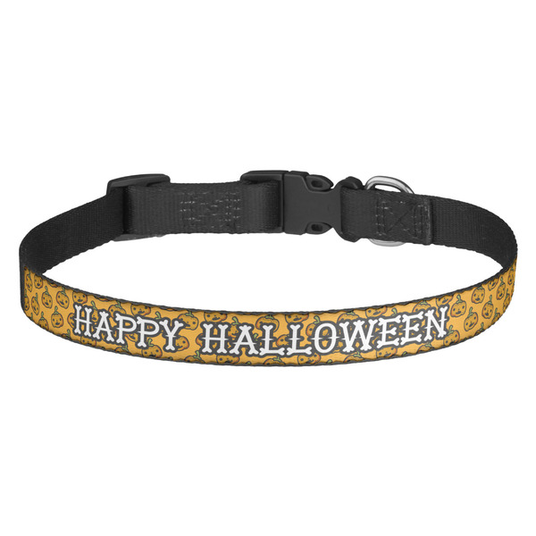 Custom Halloween Pumpkin Dog Collar (Personalized)