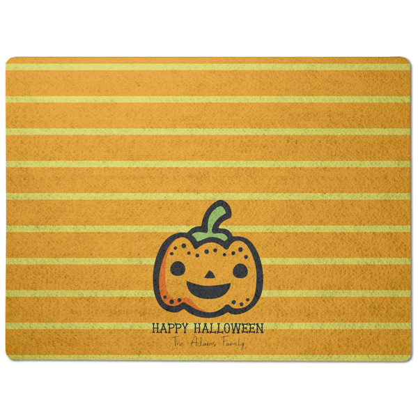 Halloween Pumpkin Dog Food Mat - Medium without bowls